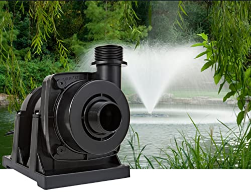 Little Giant FP1 115-Volt, 1000 GPH Wet Rotor Submersible or Inline Pond/Fountain Pump with 26-Ft. Cord, Black, 566132