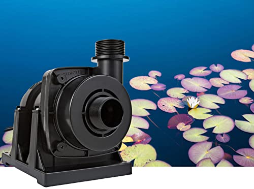 Little Giant FP1 115-Volt, 1000 GPH Wet Rotor Submersible or Inline Pond/Fountain Pump with 26-Ft. Cord, Black, 566132