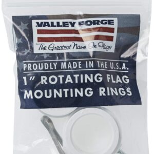 Valley Forge Flag 1-Inch Diameter Rotating Mounting Rings, 2-Piece - 28219