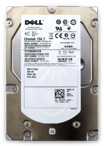 Seagate Cheetah 15K.7 300 GB 15000RPM SAS 6 Gb/s 16MB Cache 3.5 Inch Internal Bare Drive ST3300657SS