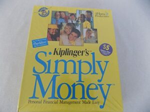 kiplinger's simply money 2.0 for windows - personal financial management made easy [3.5" diskette]