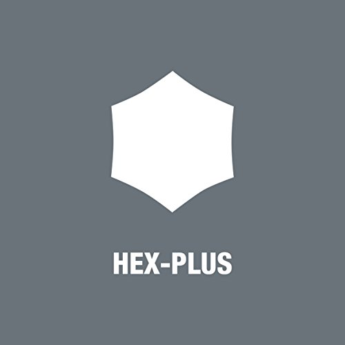 Wera - 5023105001 Kraftform Plus 354 Hex-Plus 2mm Hexagon Professional Screwdriver, 3" Shaft Length