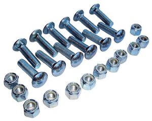 sam replacement cutting edge bolt and nut kit - for meyer snowplow cutting edges, replaces oem part number 08318, model number 1301065