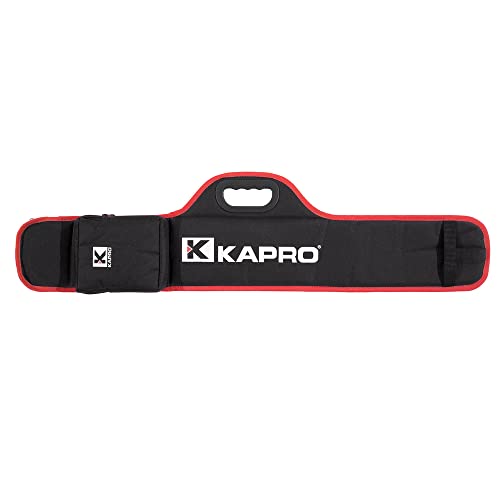 Kapro - CASE-24 Carrying Case - Storage Bag for Levels - Durable Nylon Carry Case - With Plastic Handle and Zippered Accessory Pouch - Fits 24” Levels