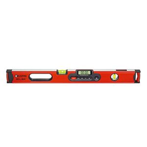 kapro - 985d digiman magnetic digital level - 48-inch - for leveling and measuring - features plumb site, ergonomic handle, and carrying case