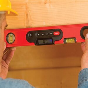 Kapro - 985D Digiman Magnetic Digital Level - 48-Inch - For Leveling and Measuring - Features Plumb Site, Ergonomic Handle, and Carrying Case