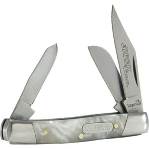 schrade imperial imp14l stainless steel large 3 blade pocket knife
