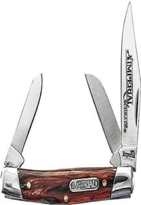 imperial imp15s stockman stainless steel folding pocket knife for outdoor, outdoor survival and edc