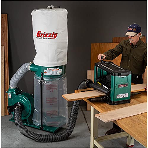 Grizzly Industrial G1028Z2-1-1/2 HP Portable Dust Collector