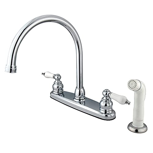 Kingston Brass KB721 Vintage Centerset Kitchen Faucet, 8-3/4-Inch, Polished Chrome