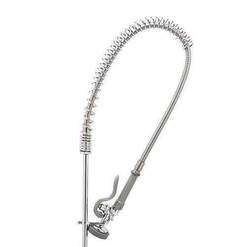 T&S Brass Pre-Rinse Overhead Spring, Chrome-Plated Steel