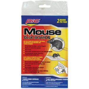 pic professional-strength mouse glue boards (2 pack)