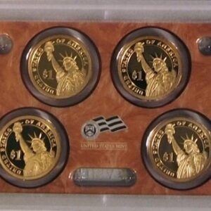 2010 Proof Presidential Dollar Set in Original US Government Packaging