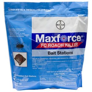 bayer 4314688 maxforce fc roach killer small bait stations insecticide, 72