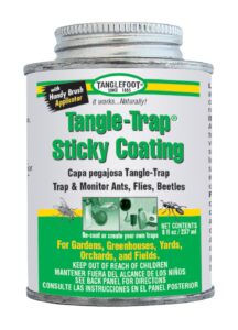 contech 018441950082 tanglefoot 300000588 8-ounce tangle brush coating, 8 oz sticky trap (old), white