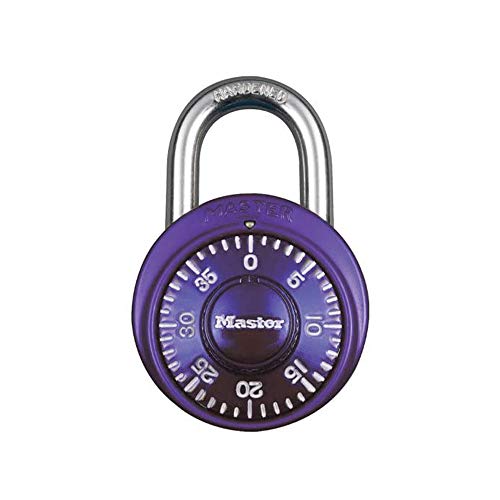 Master Lock 1526D Locker Lock Combination Padlock 1 Pack Purple