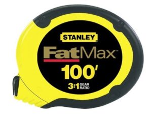 stanley tools 34-130 - fatmax stainless steel long tape 100ft. x 3/8in.