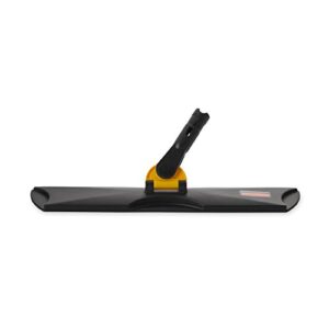 rubbermaid q559 18" length x 3-3/8" width x 1-3/4" height, black color, standard quick connect wet dry plastic frame