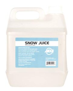 adj products snow gal american dj snow juice gallon sized water based snow fluid