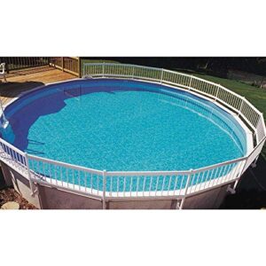 Blue Wave NE145 Above Ground Pool Fence Kit (8 Sections) - White