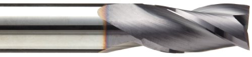 Niagara Cutter - C330-0.188-D3-S.0-Z3 N86006 Carbide Square Nose End Mill, Inch, TiAlN Finish, Roughing and Finishing Cut, 30 Degree Helix, 3 Flutes, 2" Overall Length, 0.188" Cutting Diameter, 0.188" Shank Diameter