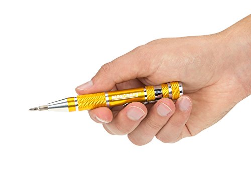 Maxcraft 60609 7-In-1 Precision Pocket Screwdriver (colors may vary)