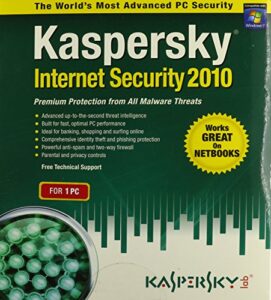 kaspersky internet security 2010 1-user