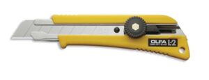 olfa olf-l-2 snap-off blade cutter rubber grip hd cutter, snap-off blade cutter