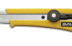 OLFA OLF-L-2 Snap-Off Blade Cutter Rubber Grip HD Cutter, Snap-Off Blade Cutter