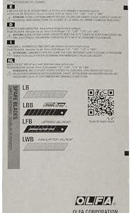 OLFA OLF-L-2 Snap-Off Blade Cutter Rubber Grip HD Cutter, Snap-Off Blade Cutter