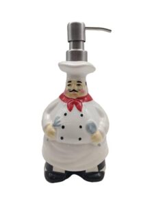 ack italian bistro fat chef soap dispenser