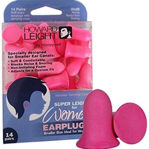 Howard Leight Women Earplugs Pink 14 Pr