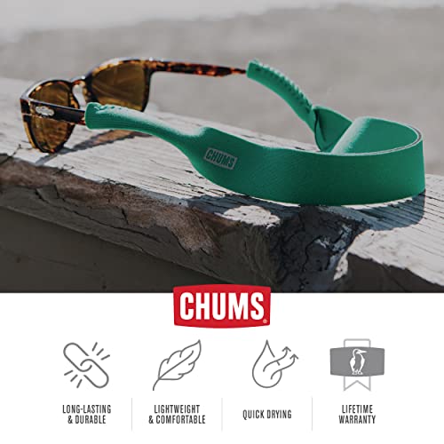 Chums Neoprene Classic Eyewear Retainer - Durable Floating Sunglasses Sport Strap (Black),One Size,12128100