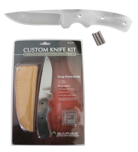 Sarge Knives SK-914KIT Drop Point Kit with 3-3/4-Inch Stainless Steel Blade