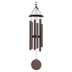 corinthian bells by wind river - 30 inch copper vein wind chime for patio, backyard, garden, and outdoor décor (aluminum chime) made in the usa