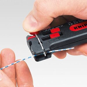 KNIPEX Tools - Precision Mini Wire Stripper, 26-36 AWG (1280040SB)