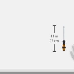 Wera 05018270001 Kraftform Plus 932 A Slotted Screwdriver, 10mm Head, 7" Blade Length