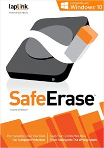 laplink safeerase 8| pc software | permanently erases data for complete protection | customized deletion | complete privacy protection