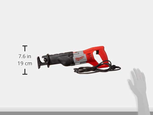 Milwaukee 6519-31 12 Amp Corded 3000 Strokes Per Minute Reciprocating Sawzall w/ Variable Speed Trigger