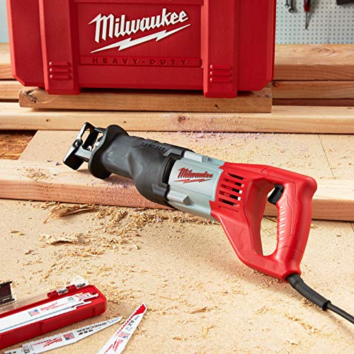 Milwaukee 6519-31 12 Amp Corded 3000 Strokes Per Minute Reciprocating Sawzall w/ Variable Speed Trigger