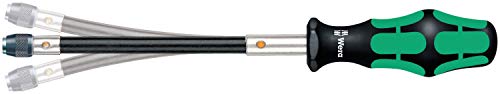 Wera 5028160001 Kraftform 392 Hexagon Flexible Shaft Bitholding Screwdriver, 1/4" Head, 177mm Blade Length, MULTI