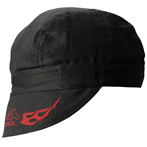 Revco REVCO - BC5W-BK Armor Cotton Welding Cap, 100% Cotton Double Layer Protection