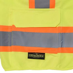 Radians SV6G5X Two Tone Surveyor Class 2 Safety Vest, 5X-Large, Green