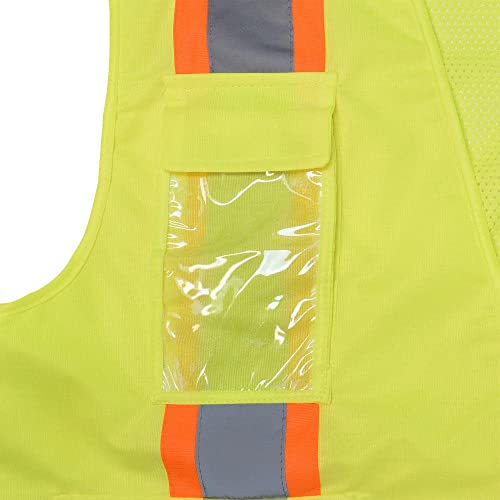 Radians SV6G5X Two Tone Surveyor Class 2 Safety Vest, 5X-Large, Green