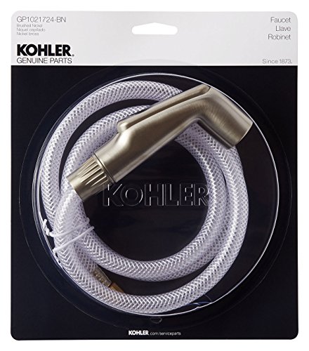 KOHLER GENUINE PART GP1021724-BN KITCHEN FAUCET SIDE SPRAY WITH HOSE, White