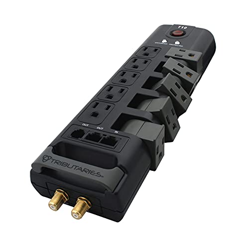 Tributaries - T10 - 10 Outlet - Swivel Power Strip