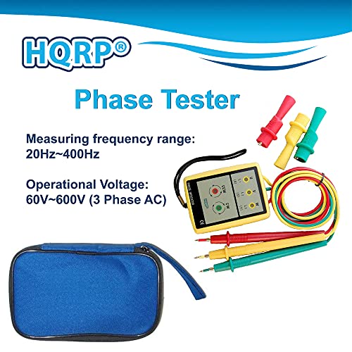 HQRP 3 Phase Sequence Rotation Tester LED Indicator Detector Checker