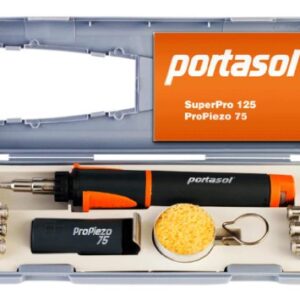 Portasol 011289250 Pro Piezo 75-Watt Heat Tool Kit with 7 Tips