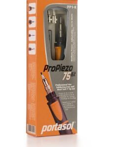 Portasol 011289250 Pro Piezo 75-Watt Heat Tool Kit with 7 Tips