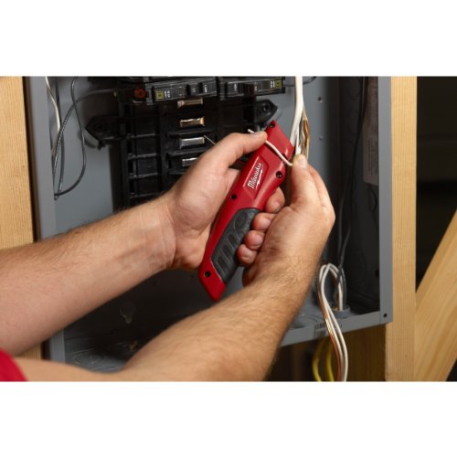 Milwaukee 48-22-1910 Slide Open Utility Knife with Wire Stripping and Tool-less Blade Changing